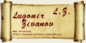 Lugomir Živanov vizit kartica